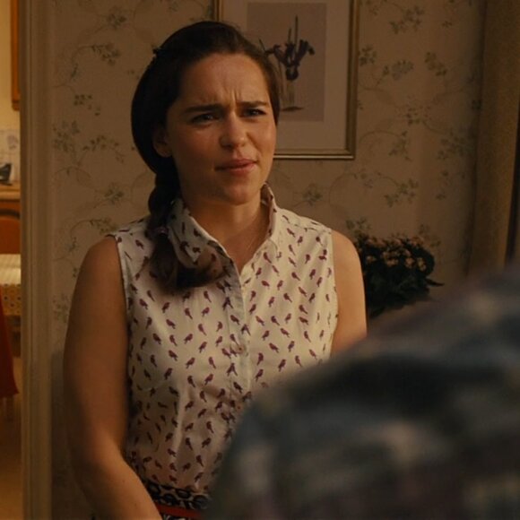 The Savile Row Company Bird Semi-Fitted Sleeveless Shirt Blouse ASO Louisa Clark - Picture 6 of 8